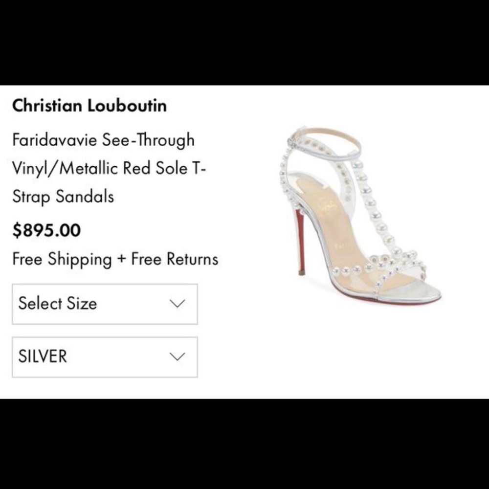Red bottoms size 38